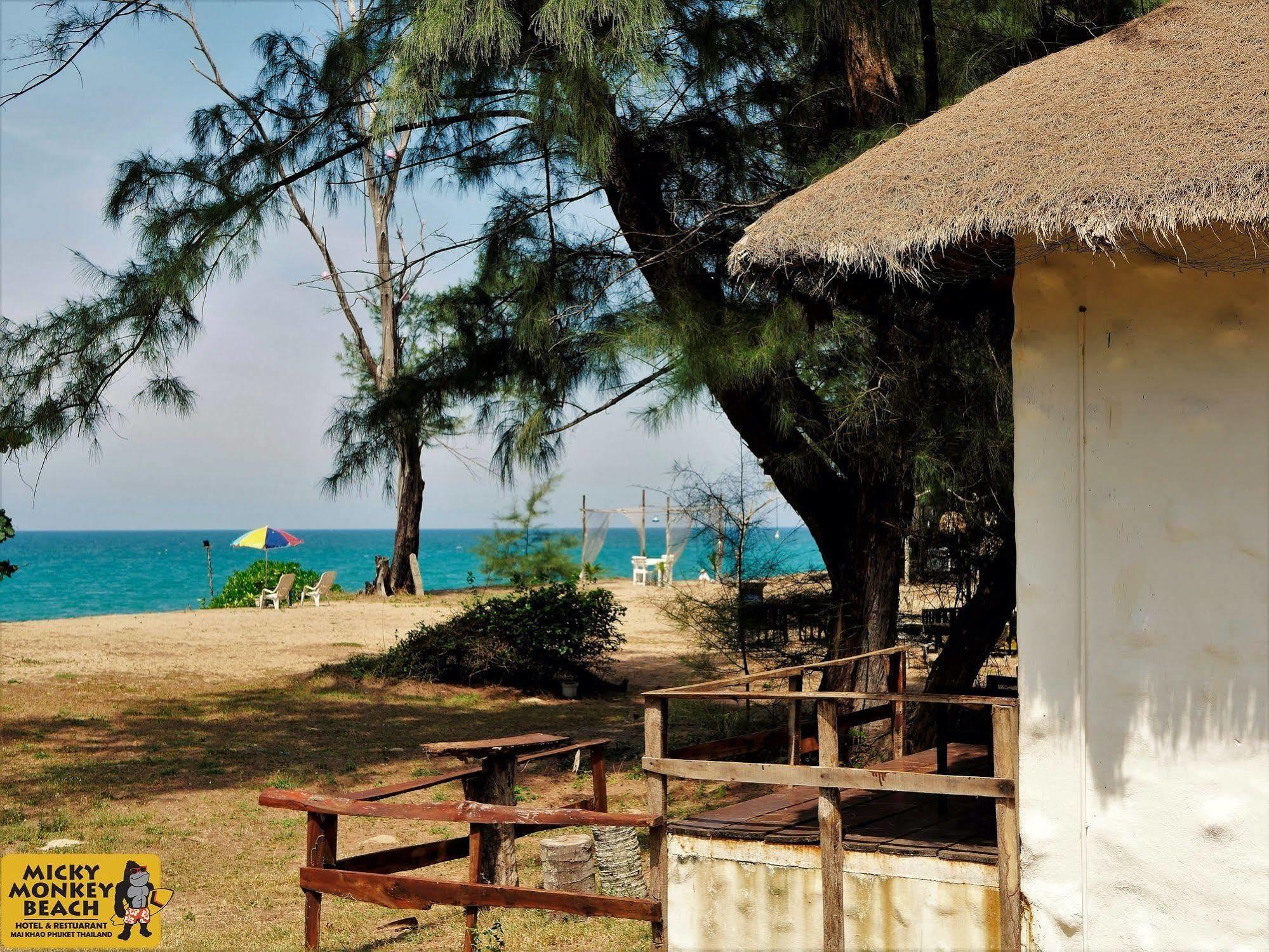 Micky Monkey Beach Hotel Phuket Maikhao Thailand Mai Khao Bagian luar foto